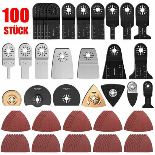 100 Wire Saw Blade Set, Multi Tool, Multi Tool Accessory Kit 1