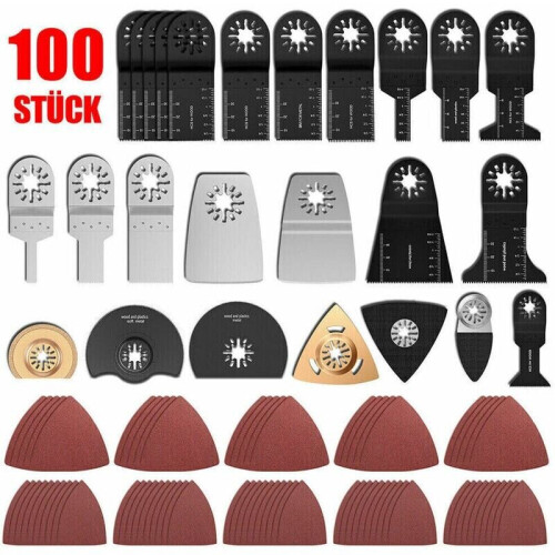 100 Wire Saw Blade Set, Multi Tool, Multi Tool Accessory Kit