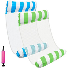 confezione amaca gonfiabile galleggiante 4 in 1 materasso gonfiabile per piscina materasso per piscina