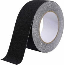 Antislip traptape, wrijvingsbestendig, veilig, binnen en buiten, hoge kleefkracht, 5 cm x 10 m, zwart