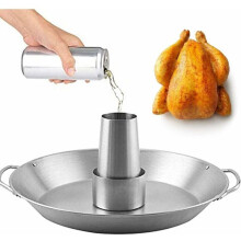 Support à brochettes de poulet en acier inoxydable, support vertical pour brochettes de poulet pour