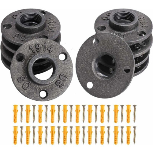 10 bridas de piso BSP de 3/4