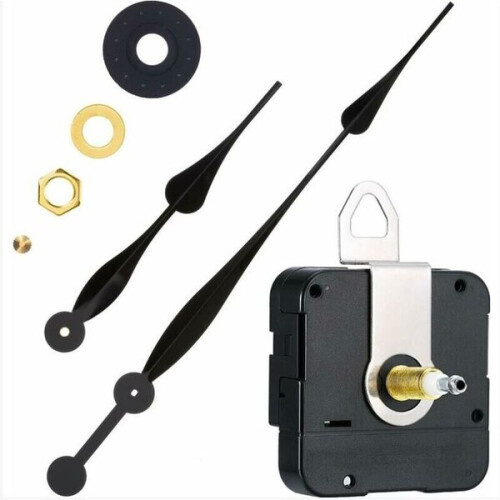 quartz clock movement, replacement clock movement with 30.5 cm long hands for DIY clocks 1