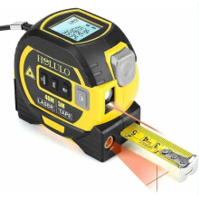 Misuratore di distanza laser digitale da 131 piedi, nastro di misurazione grande da 16 piedi con retroilluminazione