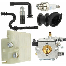 Carburateurset voor Stihl 026 MS260 MS240 240 Walbro WT-194 en luchtfilterbougie