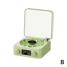 Tocadiscos de vinilo The Waves, nuevo reproductor de vinilos Bluetooth Waves 2024, cuatro modos verde