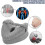 Cuscino tra le gambe per dormire, cuscino in memory foam per le ginocchia per dormire 3