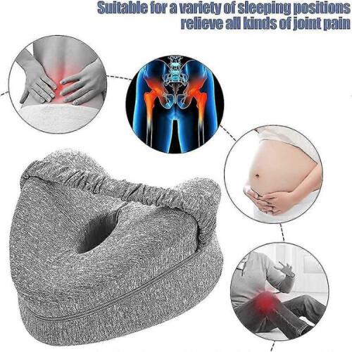 Cuscino tra le gambe per dormire, cuscino in memory foam per le ginocchia per dormire 2