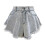 Short en jean déchiré taille haute, ample, à franges, de haute qualité, taille S 1