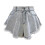 Short en jean déchiré taille haute, ample, à franges, de haute qualité, taille S 2