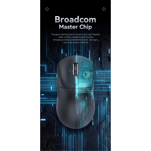 Mouse wireless Attack Shark X3 - Nero