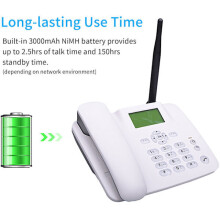 4G draadloze vaste telefoon ondersteunt draadloze telefoon met simkaart GSM 850/900/1800/1900 MHz met