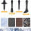 Sticks, 2 pcs. folding walking sticks, aluminum alloy walking sticks with quick locking system 1