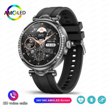 Smart Watch Android Fashion Damen Smart Watch 360 * 360 Hd-Bildschirm Herzfrequenz Zifferblatt Uhr Sprachanruf