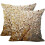 Federa decorativa con motivo floreale, 2 pezzi. 2