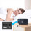 Digital alarm clock radio with temperature display - black 2