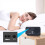 Digital alarm clock radio with temperature display - black 1