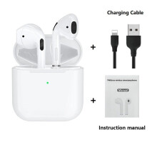 2024 TWS Air Pro 4 Fone Bluetooth-oortelefoons Draadloze hoofdtelefoon met microfoon en aanraakbediening