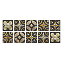 Dream Store 10 stuks zelfklevende tegelstickers set 20x20cm Afwerking tegelstickers voor thuis en badkamer