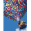 Lienzo para pintar por números, globos, 40x50 cm 2