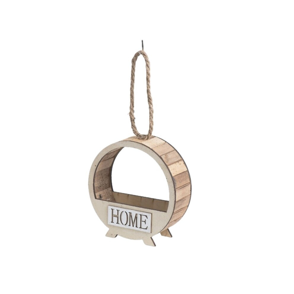 Jardinière murale en bois de style simple pour plantes succulentes, pots de fleurs suspendus, paniers