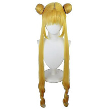 Anime Sailor Moon pruik cosplay kostuum vrouwen goud lang synthetisch haar Halloween feest rollenspel