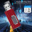 USB storage device USB memory stick for phone / computer 64gb Memory Stick (64gb, red) Can store files 2