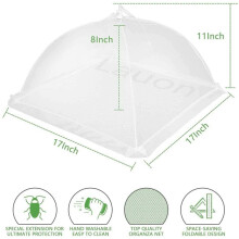 kpl Food Cloche 44x44x20cm, 100x60x42cm taitettava verkkoruokapäällinen taitettava teltan sateenvarjo,