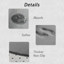 Half - Tibetaanse Cirkel - Halve Cirkel 50 * 80cm Antislip Badmat, Badmat, Antislip Douchemat voor Slaapkamer
