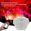 (White) Sky Star Projector, 4 in 1 Dynamic LED Projector, 32 Projection Effects, Galaxy Projector, Adjustable 2