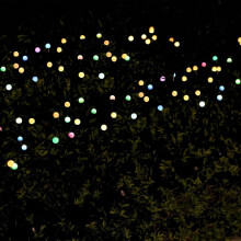Värillinen LED-aurinkopuutarhavalo, uusi päivitetty aurinkolamppu pihakäytävän sisustamiseen, korkea