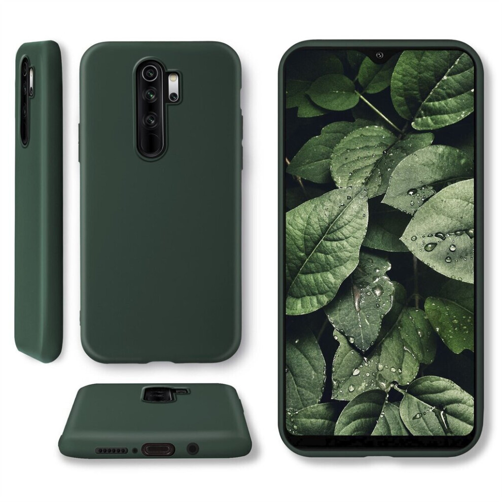 Moozy Minimalist Per Xiaomi Redmi Note 8 Pro, Verde, Xiaomi Redmi Note 8