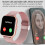 Reloj inteligente con llamadas para mujer, reloj inteligente con esfera personalizada para Android e 3