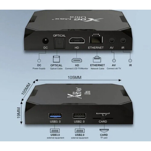TV-Receiver X96 Max Plus Ultra 4/64 2