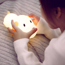 Qianli Nachtlampje, USB Oplaadbaar Nachtlampje, Touch Control LED Mooi Hondvormig Lampje, Geschikt