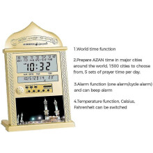 2024 Azan Clock Athens Prayer Clock Automatic Azan Wall Prayer Clock Islamic Muslim Perpetual Calendar