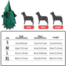 Qianli Pet Kerstkleding, Kerstfeestmutsen voor schattige honden, Kerstkostuums voor katten en honden,