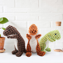 Een (bruin, ongeveer 25 cm lang) pluchen speelgoed voor huisdieren, educatief decompressiespeelgoed