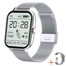 Smartwatch, Smartwatch für Herren und Damen, Geschenk, 1,69 Zoll Touchscreen, Sport-Fitnessuhren, Bluetooth-Anrufe