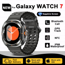 Smartwatch Galaxy Watch 7 Ultra Nieuw GPS Track Smartwatch Heren Amoled Altijd Aan Horloge Bt Talk NFC