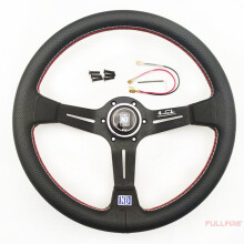 Nardi Steering Wheel 350mm Universal Classic Drift Racing Steering Wheel Microfiber Leather Rally Steering