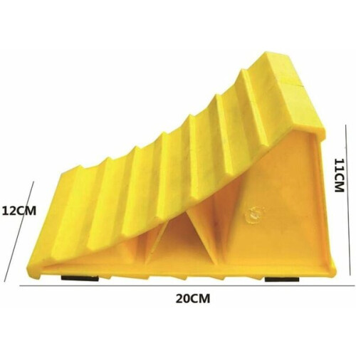 2 pezzi di cuscinetti per ruote, fermaruota in plastica resistente, cuscinetti per ruote antiscivolo, 2
