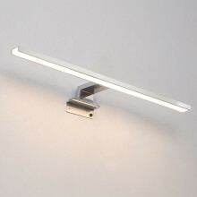 40 cm LED-Badezimmerspiegelleuchte, 7 W, 700 Lumen, 230 V, Badezimmerspiegelleuchte, Vollaluminium,