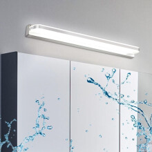 LED Spiegelleuchte 7W 42CM Kaltweiß Badezimmerspiegel Wandleuchte IP44 Wasserdicht 6000K 600LM Acryl