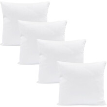 Cuscino trapuntato in microfibra 40x40 cm - Cuscino da letto bianco Cuscino bianco riempibile - Set