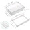 Refrigerator storage box, 2 pcs refrigerator drawer, refrigerator storage boxes with sliding drawer, 3