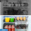 Refrigerator storage box, 2 pcs refrigerator drawer, refrigerator storage boxes with sliding drawer, 2