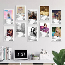 12er-Pack Taylor Swift Album-Poster, Album-Cover, Wandkunst, Dekor, Geschenke für Swiftie Ts-Fans, Musikliebhaber