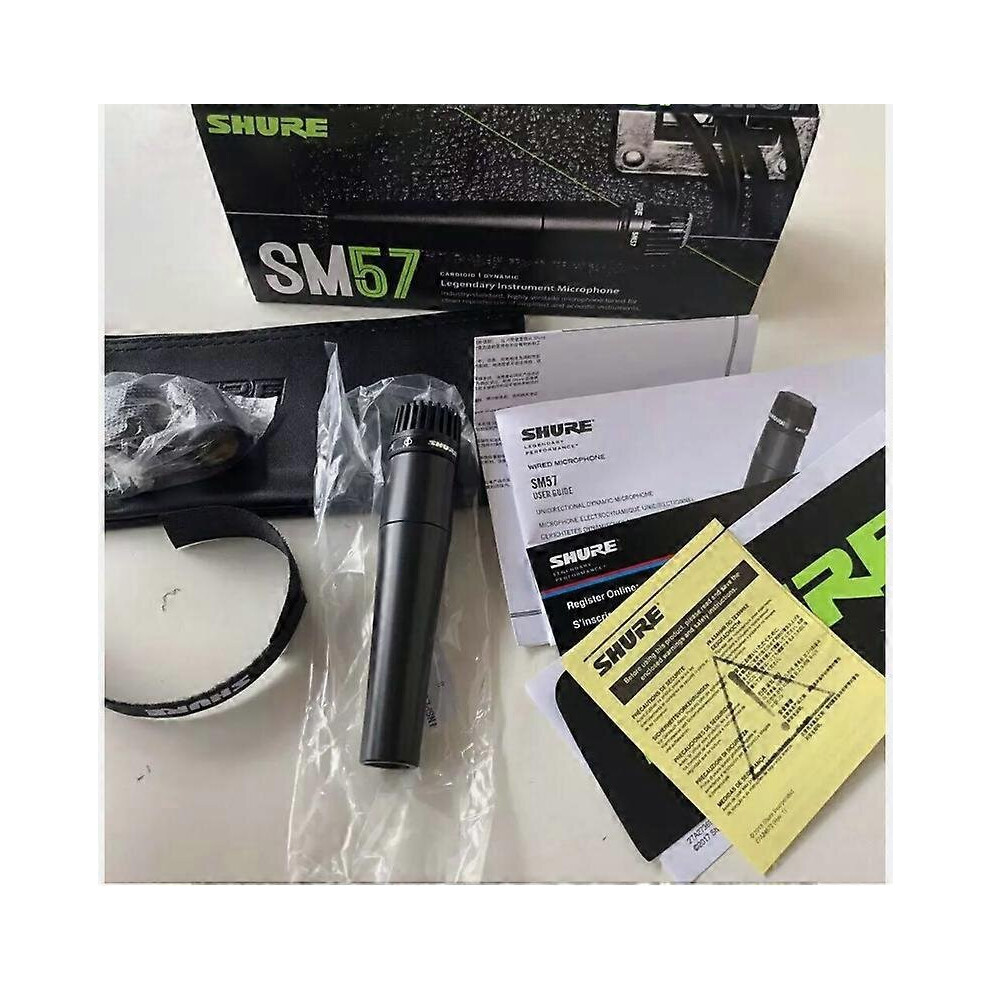 For "Shure" SM57 SM57-LC Cardioid Dynamic Wired Instrument Microphone, Black