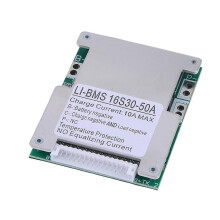 16S 60V 50A litiumakkulaturin suojakortti BMS Power Battery Protection Board